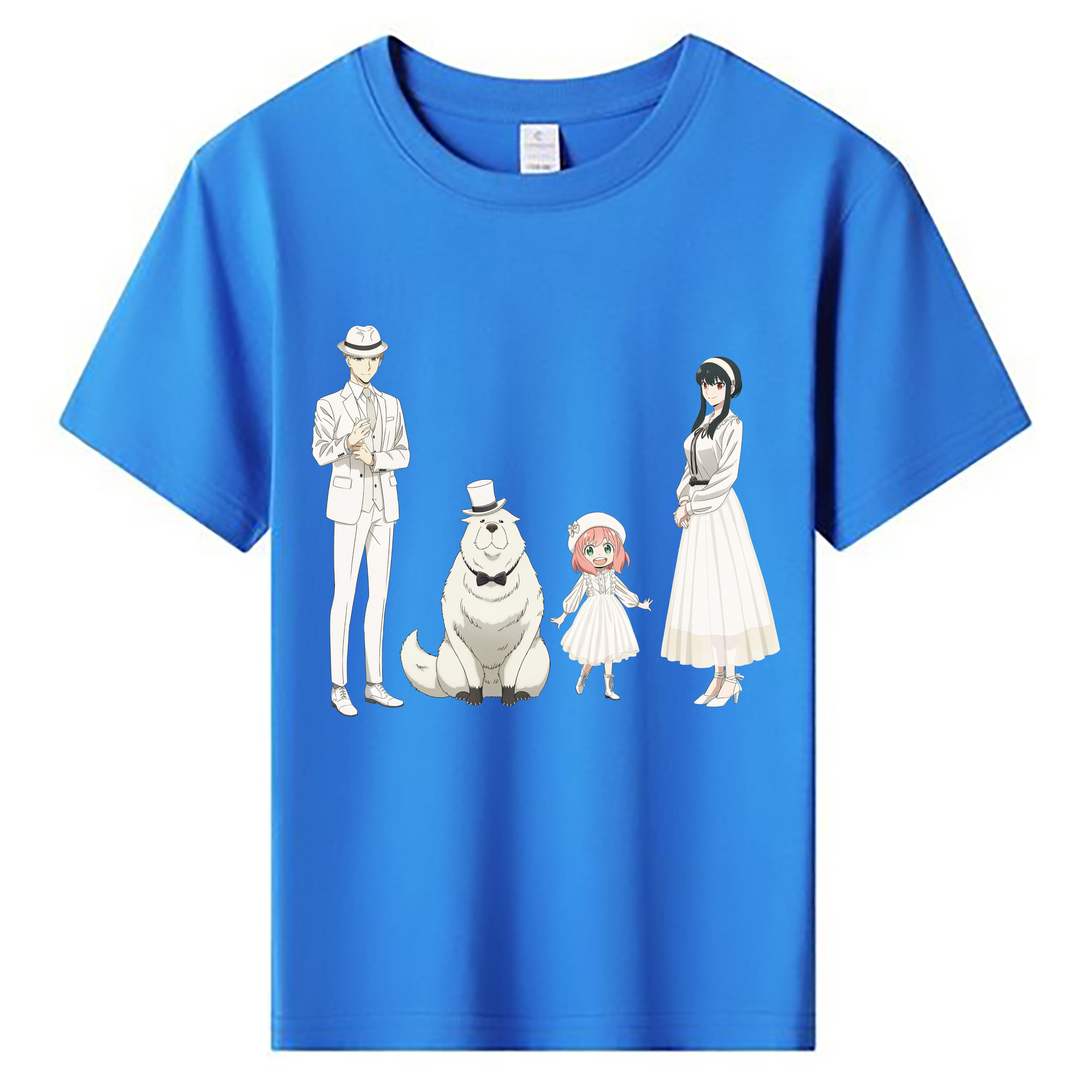 （画像用） SPY×FAMILY间谍家家酒 綿100％キッズTシャツ（フロントプリント）